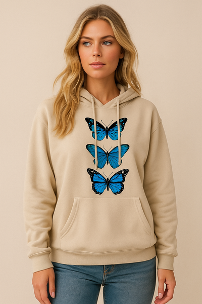 Dames Trendy Comfortabele Hoodie met Vilinder Print | Sorevia