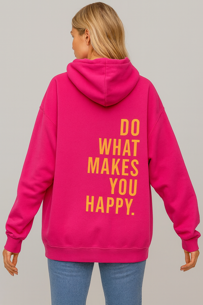 Dames Ruimvallende Hoodie met Tekstopdruk | Stella