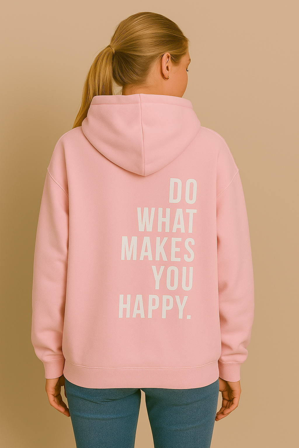 Dames Ruimvallende Hoodie met Tekstopdruk | Stella
