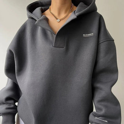 Dames Hoodie Winter met Print | Solana