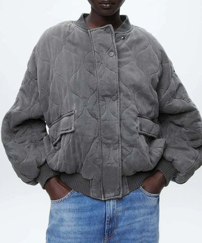 Dames Gewatteerde Bomberjas Oversized | Brooklyn