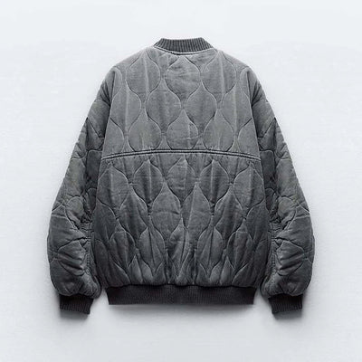 Dames Gewatteerde Bomberjas Oversized | Brooklyn