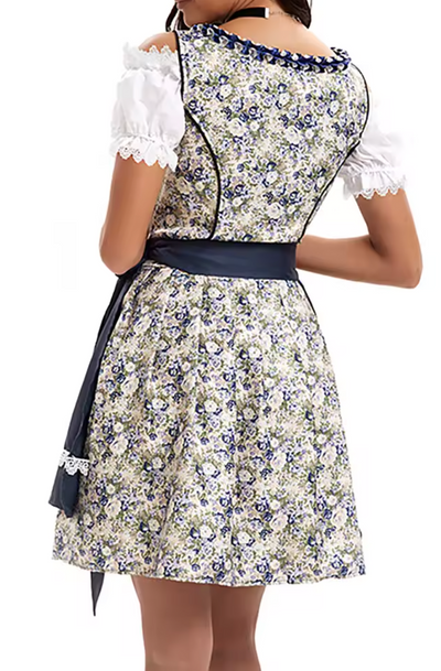 Dames Elegante Oktoberfest Dirndl Jurk met Schort | Nanouk