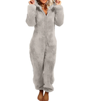 Dames Lounge Wear Teddy Onesie met Beren Oortjes | Felicia