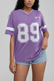 Dames Sportieve American Football T-shirt met Varsity Print | Thanee