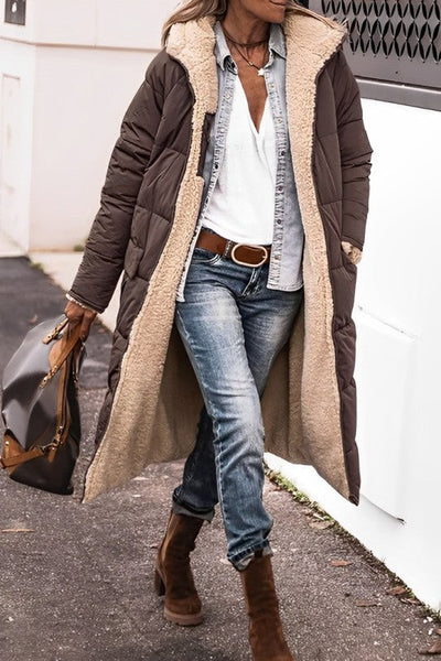 Dames Lange Winterjas met Teddyvoering | Bernice