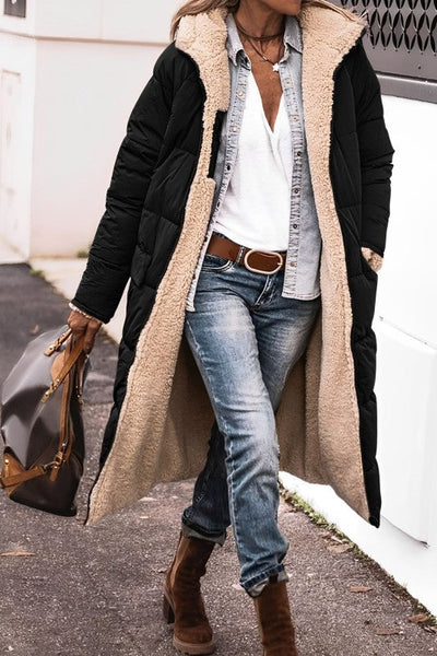 Dames Lange Winterjas met Teddyvoering | Bernice