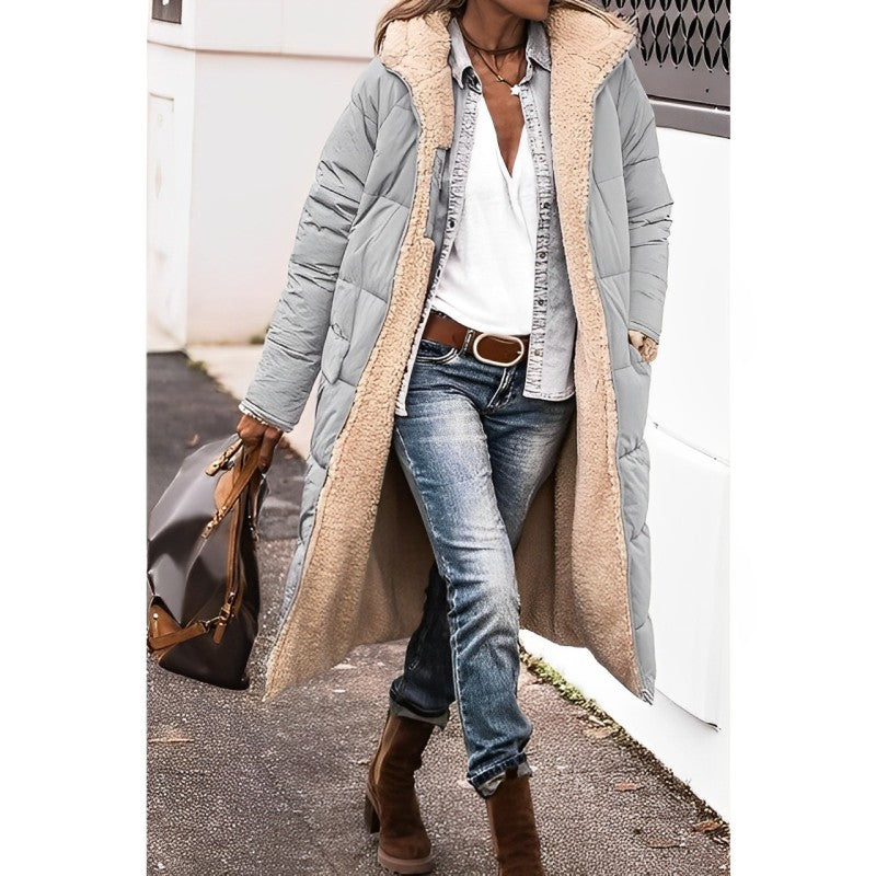 Dames Lange Winterjas met Teddyvoering | Bernice