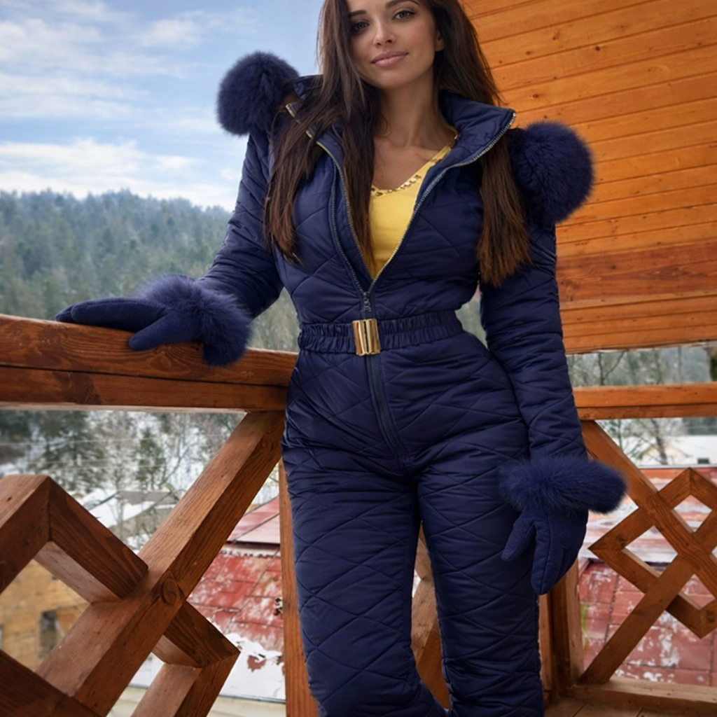 Dames Trendy Comfortabele Winddichte Ski Overall Suit - One Piece | Venga