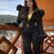 Dames Trendy Comfortabele Winddichte Ski Overall Suit - One Piece | Venga