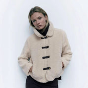 Dames Elegante Trendy Modieuze Korte Teddy Jas | Bilana