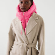 Dames Modieuze Stijlvolle Gewatteerde Capuchon Accessoire | Lizzy