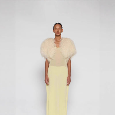 Dames Elegante Trendy Faux Fur Bolero | Liza