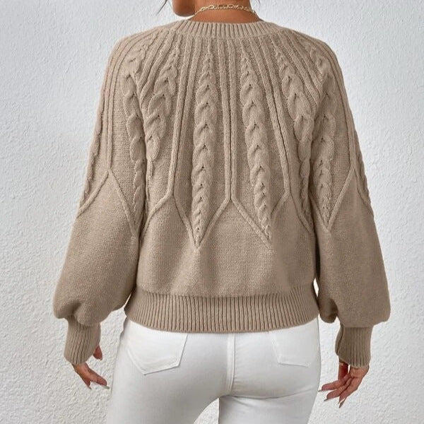 Dames Warme Kabeltrui | Ralma