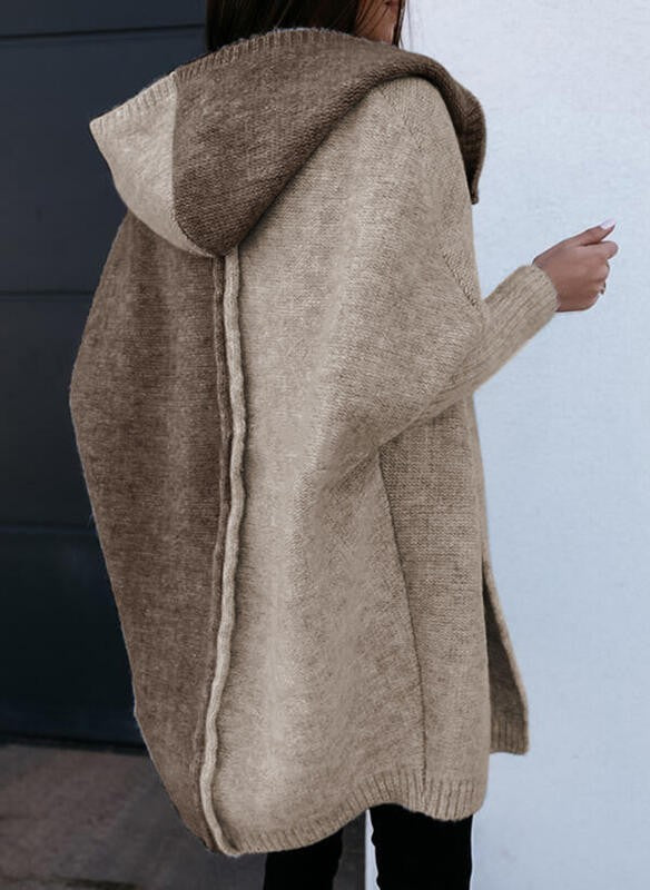 Dames Warm Gebreid Vest met Patchwork | Rozario