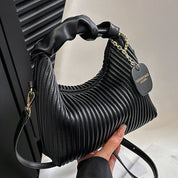 Dames Elegante Schoudertas met Geplooid Design | Lijanji