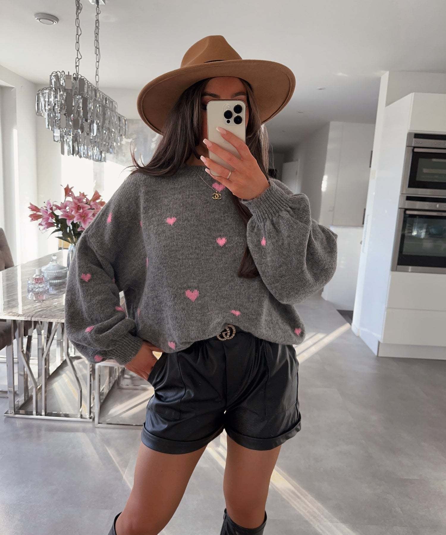 Dames Zachte Stijlvolle Hartjes Trui | Rossy