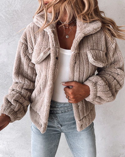 Dames Warme Teddy Jas | Bora