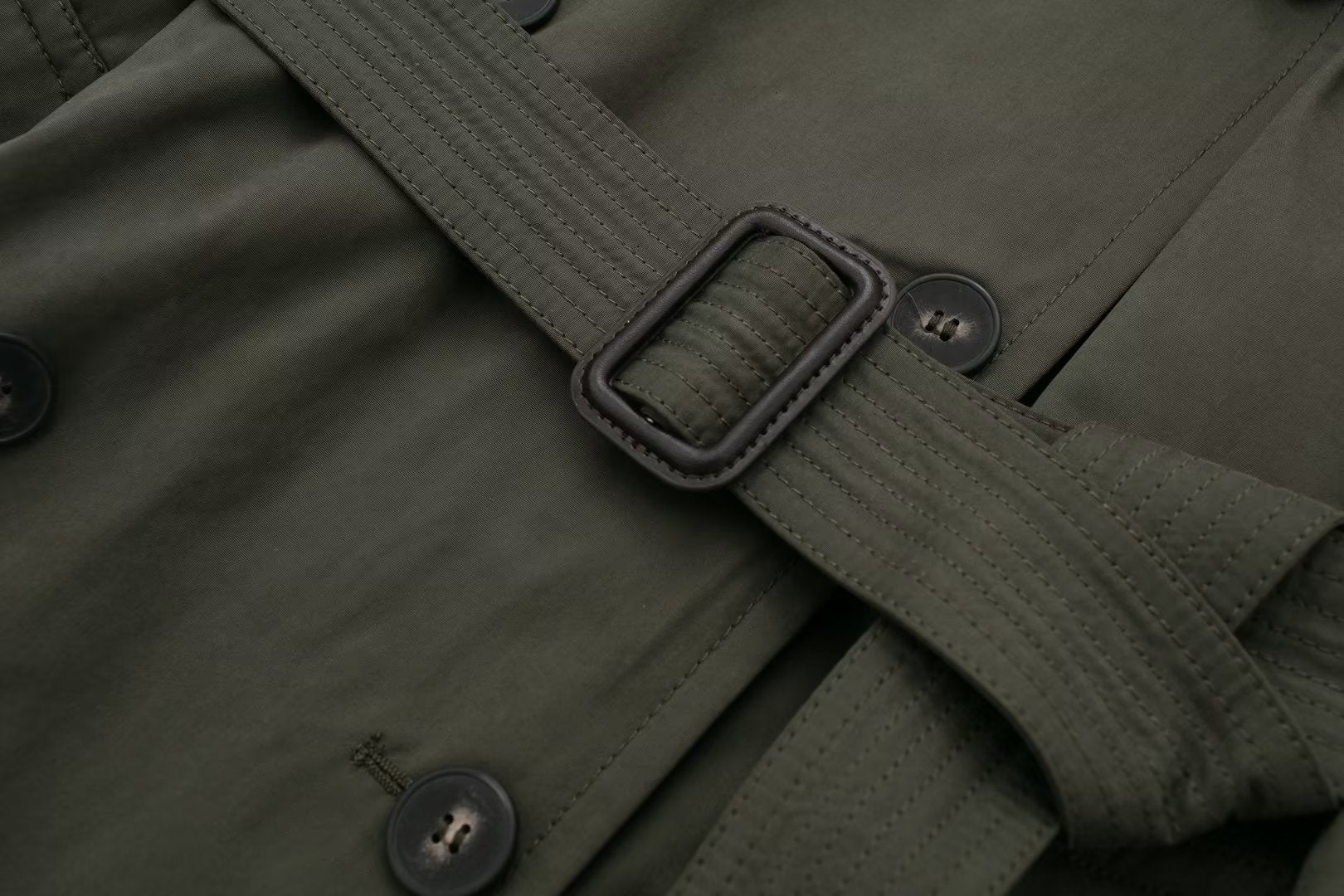 Dames Lange Trendy Trenchcoat met Ceintuur Perfect voor het Voorjaar | Bellarosina