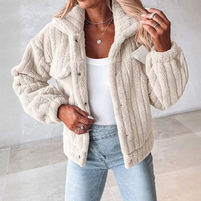 Dames Warme Teddy Jas | Bora