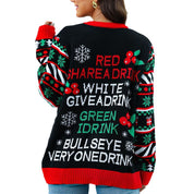 Dames Warm Gebreide Kersttrui met Speelbare Design | Ranelle