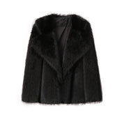 Dames Trendy Volume Stijlvolle Faux Fur Jas met Grote Kraag | Balthy