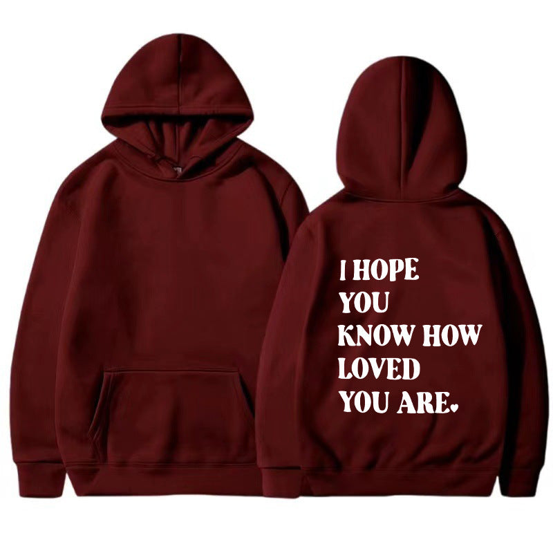 Dames Trendy Hoodie met Self Love Text Print | Soldana