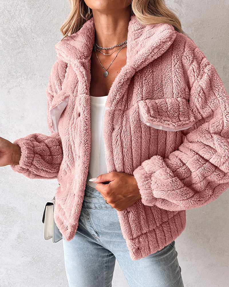 Dames Warme Teddy Jas | Bora