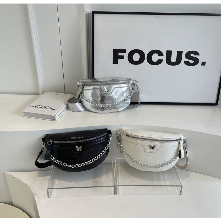 Dames Hippe Crossbody Tas met Ketting Detail | Lipa