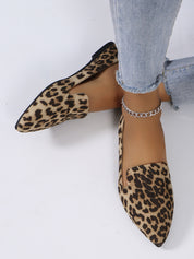 Dames Panterprint Ballerina’s met Puntige Neus - Trendy Loafers | Evaria
