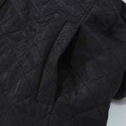 Dames Elegante Gewatteerde Half-Lange Jas met Capuchon en Teddy Voering | Boudine