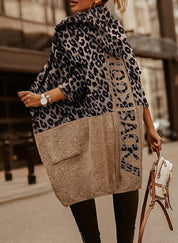 Dames Casual Jas-Vest met Capuchon en Print | Ramona