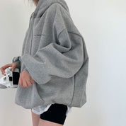 Dames Veelzijdige Casual Street Style Hoodie met Space Print | Sacha