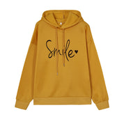 Dames Trendy Hoodie met Vrolijke Smile Print | Sally