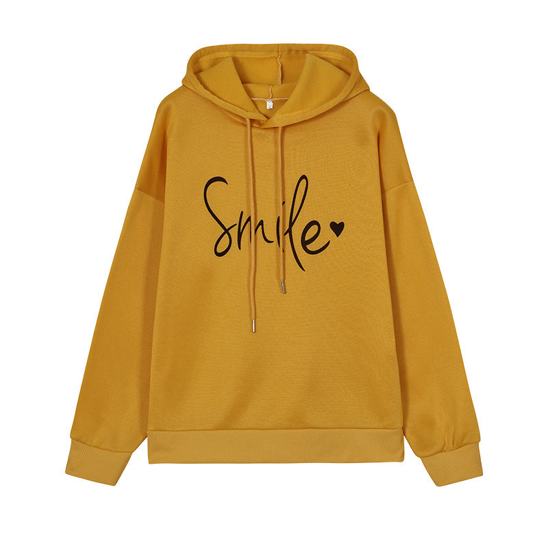 Dames Trendy Hoodie met Vrolijke Smile Print | Sally