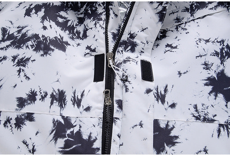 Dames Waterdichte Warme Trendy Ski Overall Set met Print | Vessa