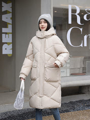 Dames Warme Stijlvolle Middellange Gewatteerde Winterjas | Balista