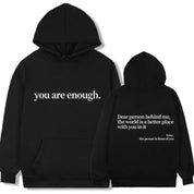Dames Oversized Hoodie met Inspirerende Statement Tekst | Salvania