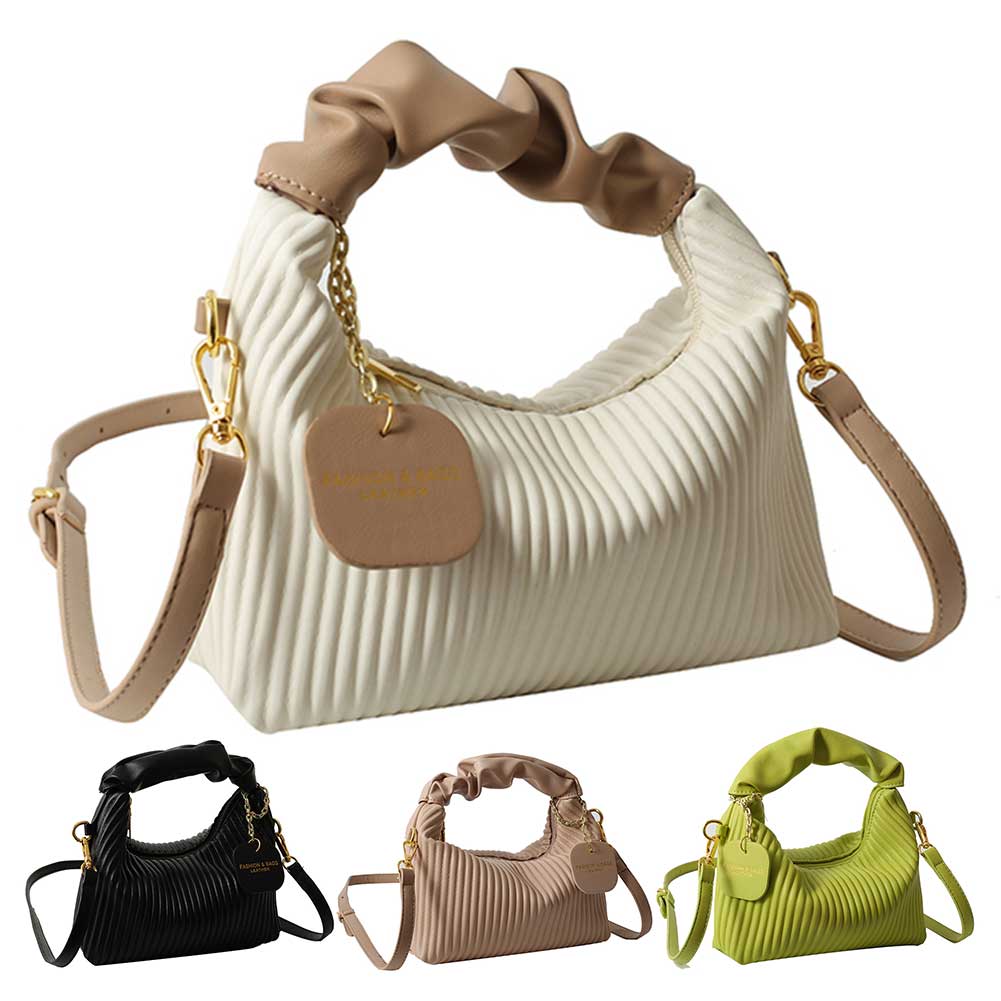 Dames Elegante Schoudertas met Geplooid Design | Lijanji