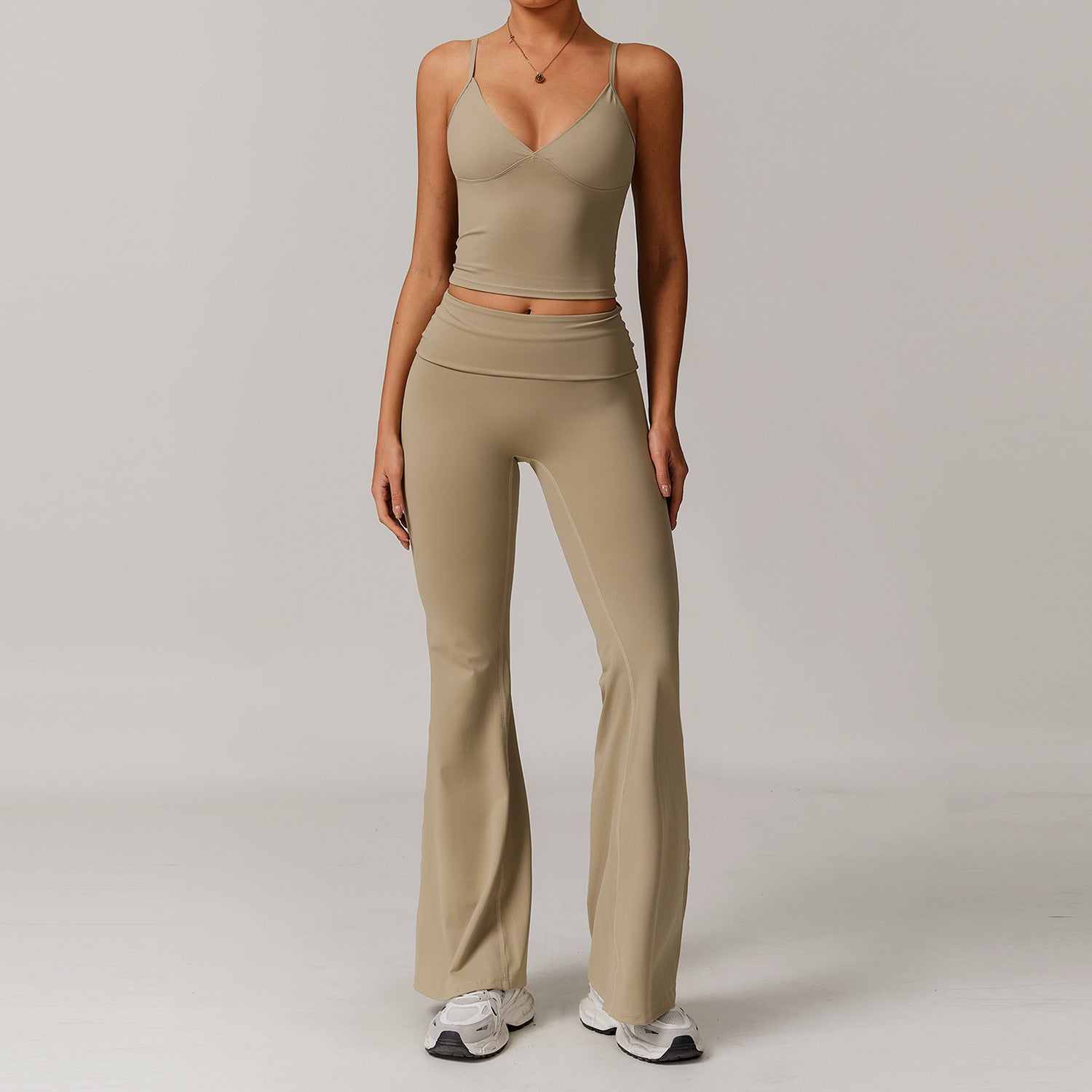 Dames Tweedelige Naadloze Sportieve Veelzijdige Yoga Sport Set | Dalira