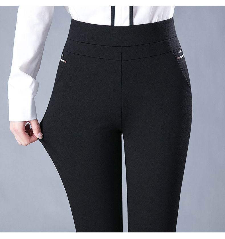 Dames Stretch Broek met Hoge Taille | Arielle