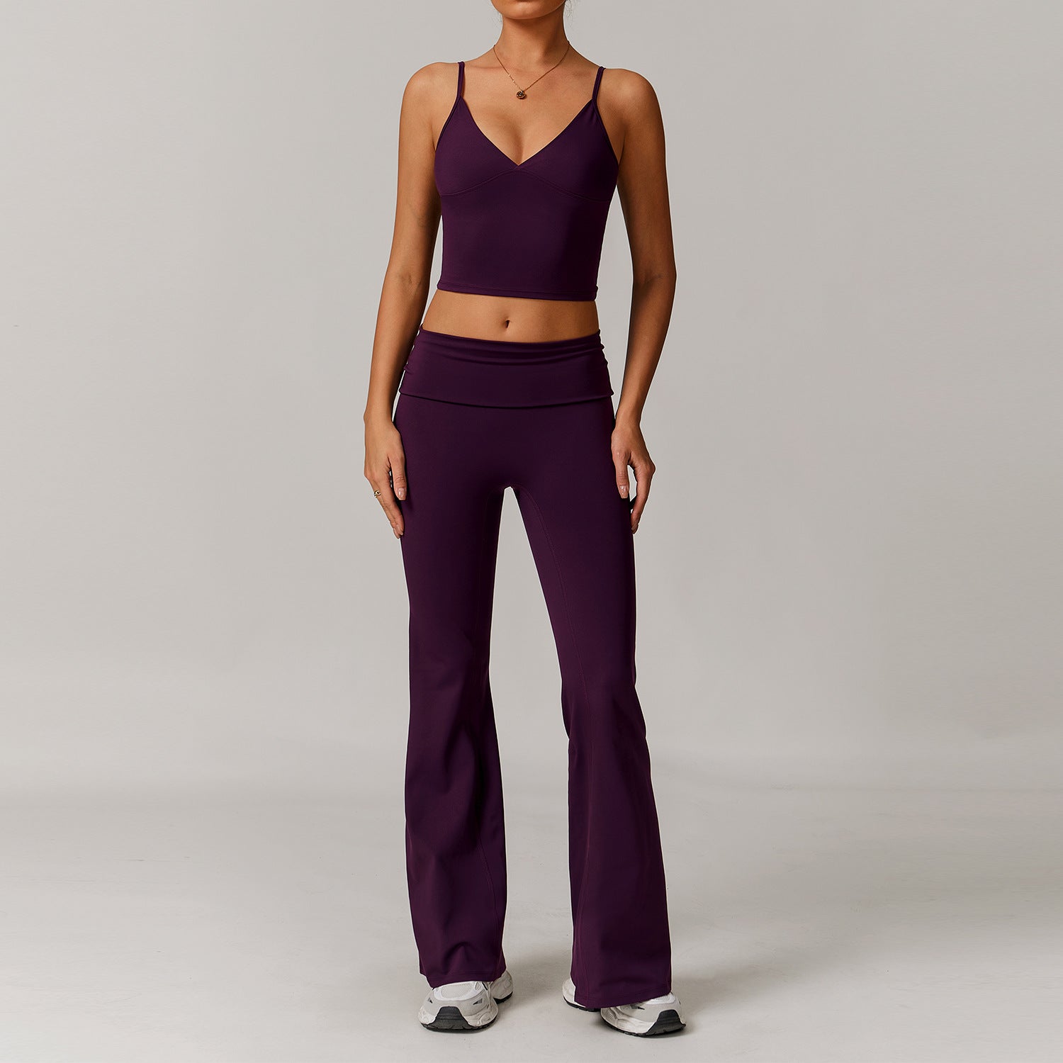 Dames Tweedelige Naadloze Sportieve Veelzijdige Yoga Sport Set | Dalira