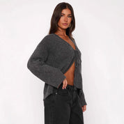 Dames Elegante Gebreid Vest met Striksluiting | Renee