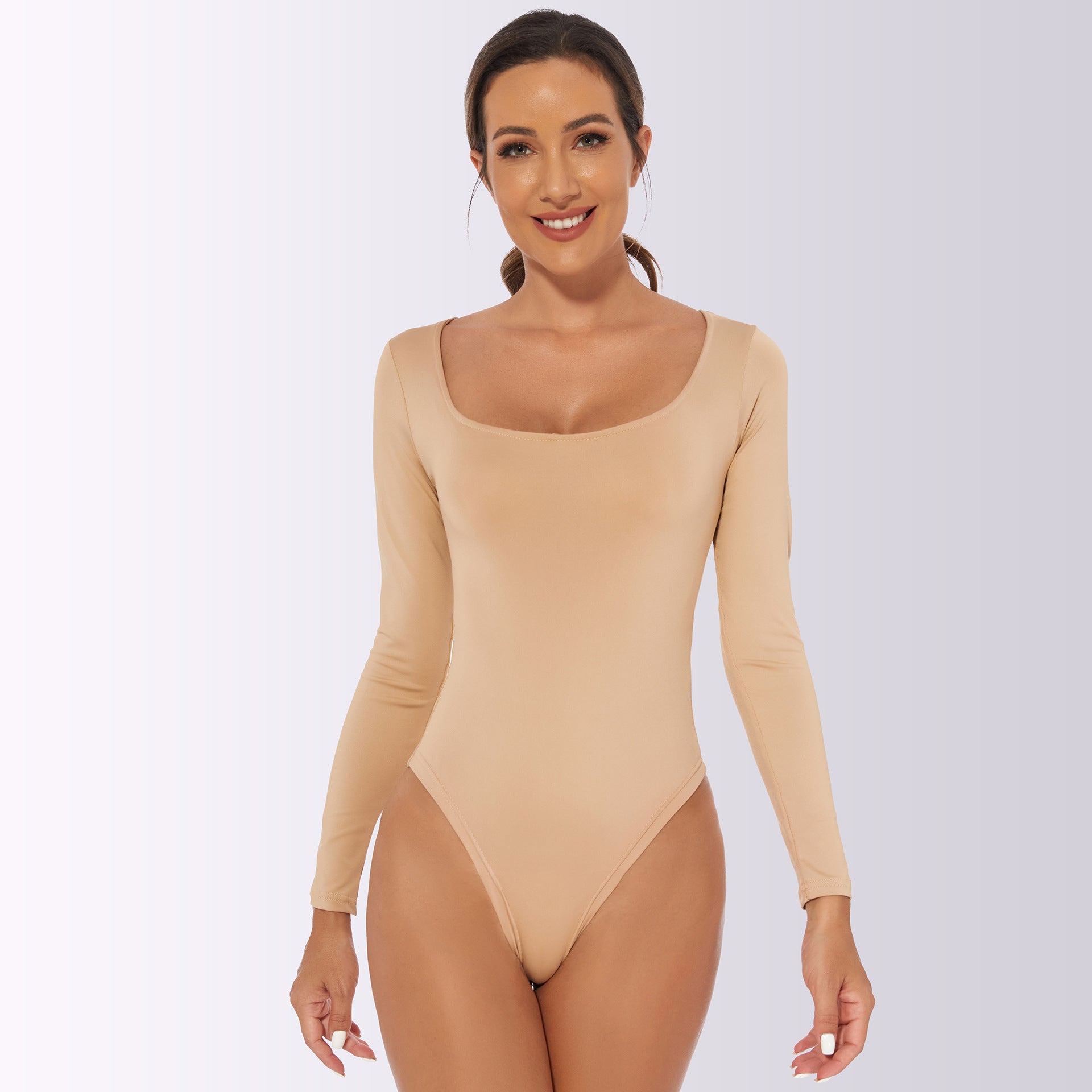 Dames Comfortabele Corrigerende Bodysuit met Lange Mouwen | Moana