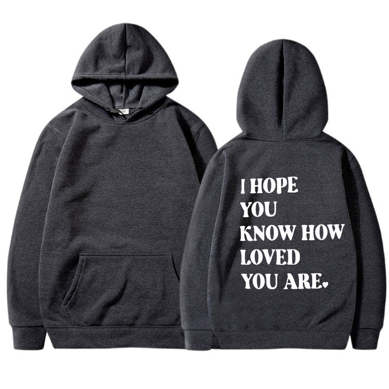 Dames Trendy Hoodie met Self Love Text Print | Soldana