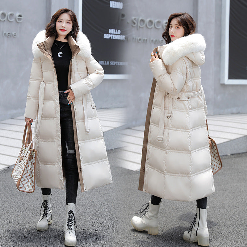 Dames Stijlvolle Lange Puffer Jas | Blosh