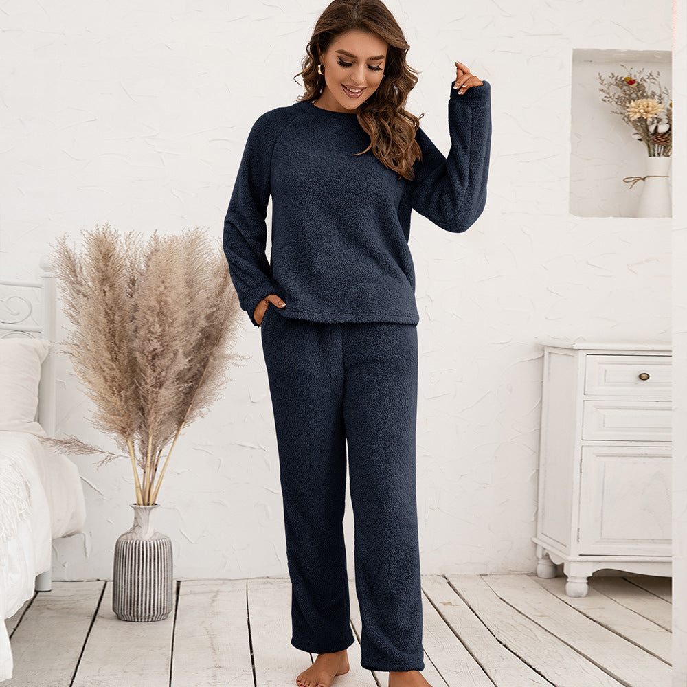 Dames Comfy Lounge Huispak van Zachte Pluche Stof | Detalina