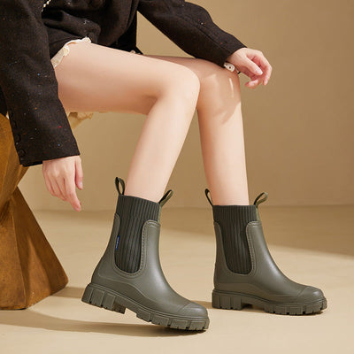 Dames Regenlaarzen Waterdicht met Antislip Zool | Estelle