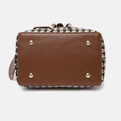 Dames Trendy Veelzijdige Rugzak met Houndstooth Patroon | Lupa