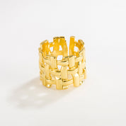 Dames Trendy Gevlochten Opengewerkte Ring | Lilia